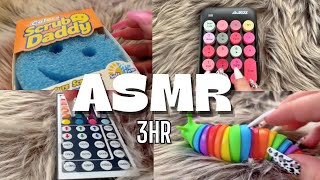 ASMR BUILD UP TAPPING AND SCRATCHING ON RANDOM ITEMS COMPILATION 👑 3 HOURS NO TALKING [upl. by Iznek275]