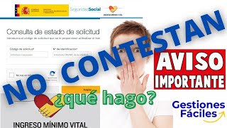 💻📄💰 Ingreso Minimo Vital NO CONTESTAN  ULTIMAS NOTICIAS  SILENCIO ADMINISTRATIVO [upl. by Rockie]