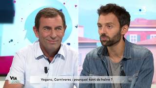 Via Nova 041018  2  VegansCarnivores  pourquoi tant de haine [upl. by Lynnette]