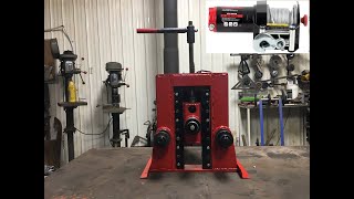 Electric Roller bender  winch powered 12 volts [upl. by Alston654]