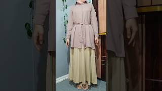 Outfit tunik amp rok plisket [upl. by Toll]