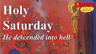 Holy Saturday – He Descended into Hell  3 Minute Reflections [upl. by Nylram]