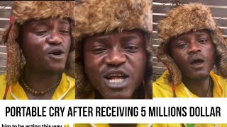 Portable Cry As He Finally Takes Millions Of Dollars From His Hit Song Toni Montana Ft Skepta [upl. by Ottinger]