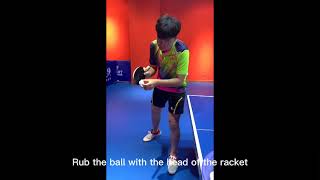 Two skills of Penhold Hook Serve  Table Tennis [upl. by Elmo]