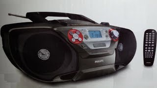 PHILIPS Soundmachine AZ5740 CDDVDMP3RadioCasete Unboxing [upl. by Okomot594]