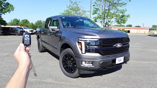 2024 Ford F150 Platinum FX4 Start Up Walkaround Test Drive and Review [upl. by Eytteb]