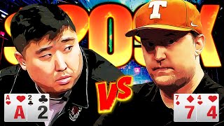 Texas Mike amp Denis GO TO WAR In High Stakes Poker [upl. by Burbank]