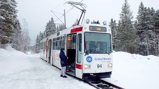 Trams in Trondheim Norway  The Most Northern Tram Line in the World [upl. by Missi415]