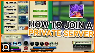 Shindo Life  How to Join a Private Server [upl. by Nnyletak]