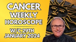 Cancer Horoscope Weekly Astrology from 29th January 2024 [upl. by Yuma226]