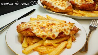 MILANESA DE POLLO A LA NAPOLITANA [upl. by Hakim234]