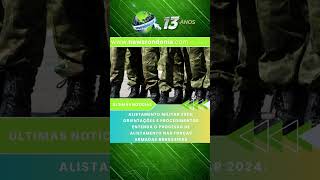 Alistamento Militar 2024 Orientações e Procedimentos [upl. by Hoffman504]