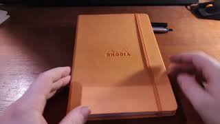 Rhodia Webnotebook A5 Dot Grid Review [upl. by Collum]