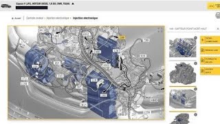 dialogys logiciel renault fiche technique voiture réparation diagnostic couple de serrage 15 dci [upl. by Angelle968]