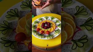 Salad Decoration Easy salad decoration Fruit and vegetable salad Decorationsaladdecorationideas [upl. by Norra]