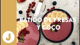 BATIDO DE FRESAS Y COCO  Juan Llorca [upl. by Jaynes]