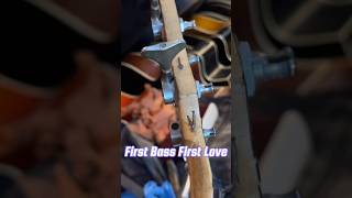 First Bass Guitar First Love indrayanimusicshop indrayanimusic guitarmandu guitarrepairshop [upl. by Adianes]