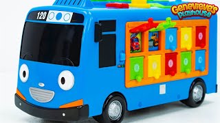 Teach Babies Colors Numbers and Vehicles with Tayo the Little Bus Toy Video for Kids [upl. by Gerdi456]