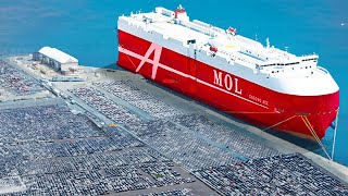 Life Inside Massive Car Carrier Ship How the Worlds Largest Car Carrier Carrying 15 Million Cars [upl. by Laundes593]