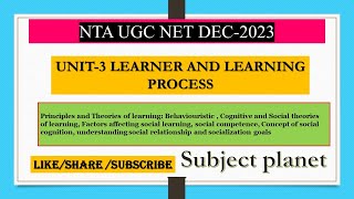 Theories of learning  Bruners Theory Tolmans sign learning UGC NET Education [upl. by Howes]