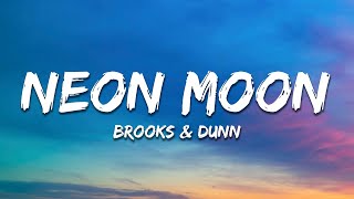 Brooks amp Dunn  Neon Moon Lyric [upl. by Drawoh]