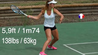 Armelle Cerdan Tennis Recruiting USA Academy FALL 2016 [upl. by Yeleek]