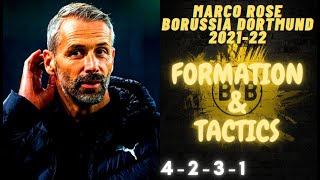 FIFA 22 HOW TO PLAY LIKE MARCO ROSE BORUSSIA DORTMUND 202122 FORMATION amp TACTICS [upl. by Sisi742]