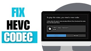 How To Fix This File Requires the HEVC Codec [upl. by Esiuol]