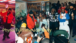 Phyno Brought Out All The Stars At His quotFULL TIME JOBquot Album Playback In London [upl. by Coopersmith]