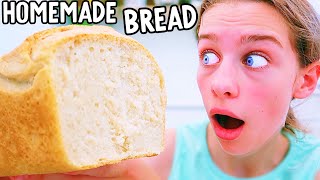 Simplest Homemade Bread for Kids w SOCKIE from NORRIS NUTS COOKING [upl. by Myrah368]