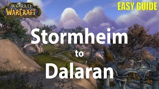 How to get from Stormheim to Dalaran using the portal [upl. by Roslyn795]