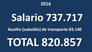 Salario mínimo legal vigente 2017 [upl. by Conni]