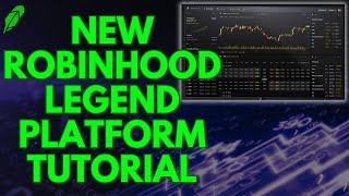 ROBINHOOD LEGEND IS HERE  NEW ROBINHOOD PLATFORM TUTORIAL [upl. by Brynn]