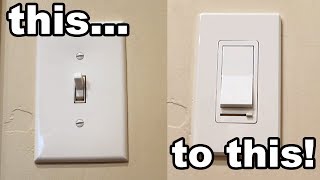 How to install an LED dimmer wall switch Single Pole [upl. by Jamison]