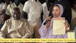 Koungheul  Élection Législatives ´´ Fanta Sall promet de… [upl. by Sheley]