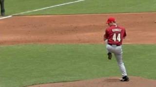 RHP Roy Oswalt pitching mechanics from the windup [upl. by Olimpia524]