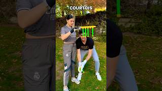 Reflex Challenge vs Courtois 🙈🧤 [upl. by Bakemeier]