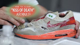 How To Clean Nike Air Max 1 Kiss Of Death with Reshoevn8r [upl. by Sixela]