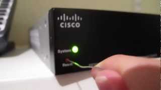 How To Reset A Cisco Switch SF300 24POE [upl. by Swope]