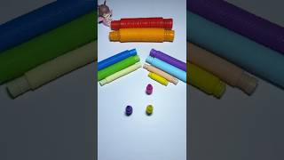 Mini vs big pop tube challenge satisfying sounds shorts poptubesound satisfying [upl. by Katherin]