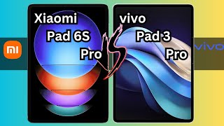 Xiaomi Pad 6S Pro VS Vivo Pad 3 Pro [upl. by Notneb616]