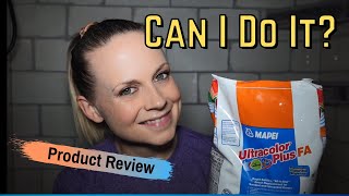 DIY First Time Trying Mapei Ultracolor Plus FA Grout – PRODUCT REVIEW  Grouting Shower Tile [upl. by Eliak]