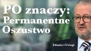 PO znaczy Permanentne Oszustwo [upl. by Suilenroc]