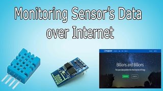 HindiMonitoring Sensors Data over Internet [upl. by Brahear]