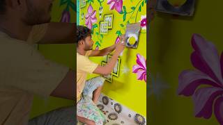 3d bubble wall desigin painting wallpainting song [upl. by Eirrehc]