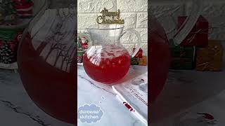 NONALCOHOLIC CHRISTMAS PUNCHchristmaspunch punchrecipe christmasdelicacies christmasdrinks fy [upl. by Nedia]