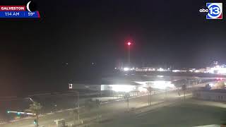 Galveston Texas  247 Live Beach Camera [upl. by Ainot257]