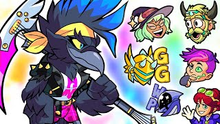 Munin Enters Brawlhalla  New Emoji Chat Feature • ALL SKINS 1v1 Gameplay [upl. by Zhang]