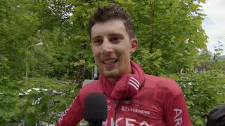 Kévin Vauquelin  Interview à larrivée  Etape 8  Tour de Suisse 2024 [upl. by Evaleen]