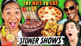 Try Not to Eat Stoner TV Shows  People vs Food [upl. by Ailimaj815]